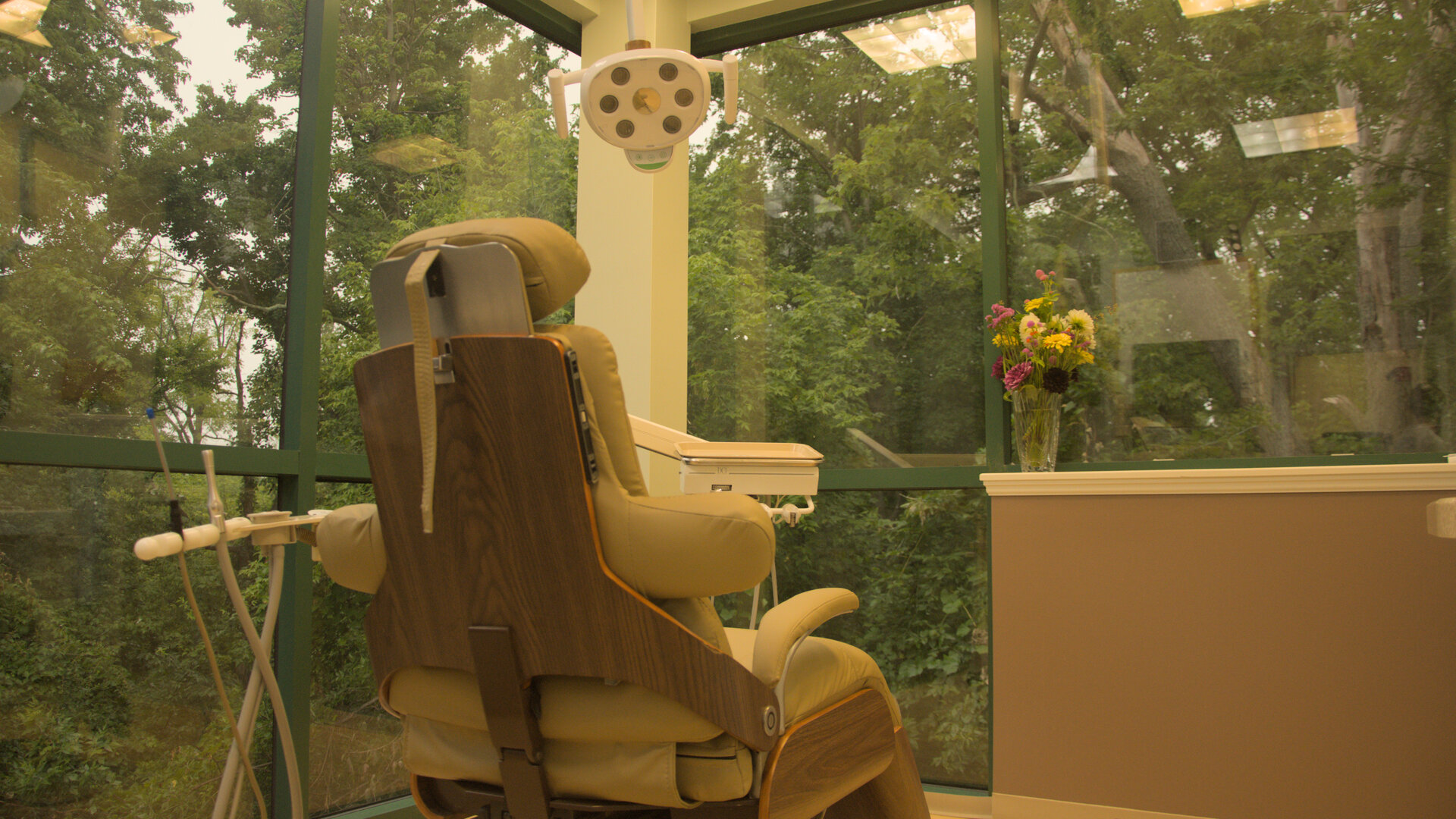 Modern dental office interior